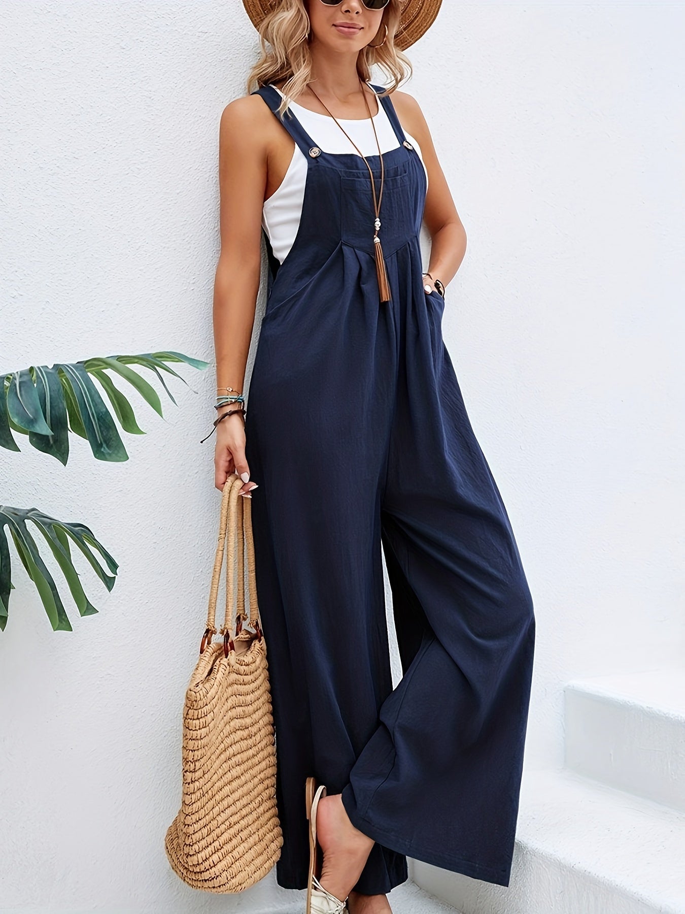 Boho Jumpsuit With Pockets