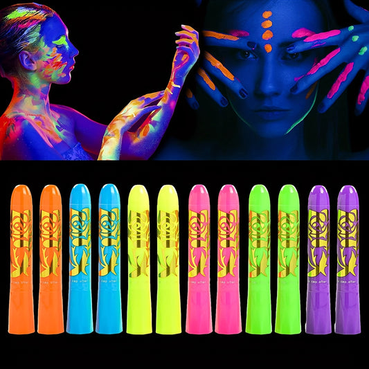 Black Light Body Paint Crayons